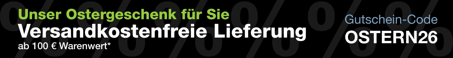 Versandkostenfreie Lieferung bis Ostern 2026