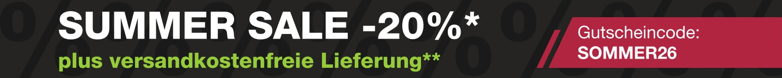 SUMMER SALE minus 20 Prozent plus versandkostenfreie Lieferung*